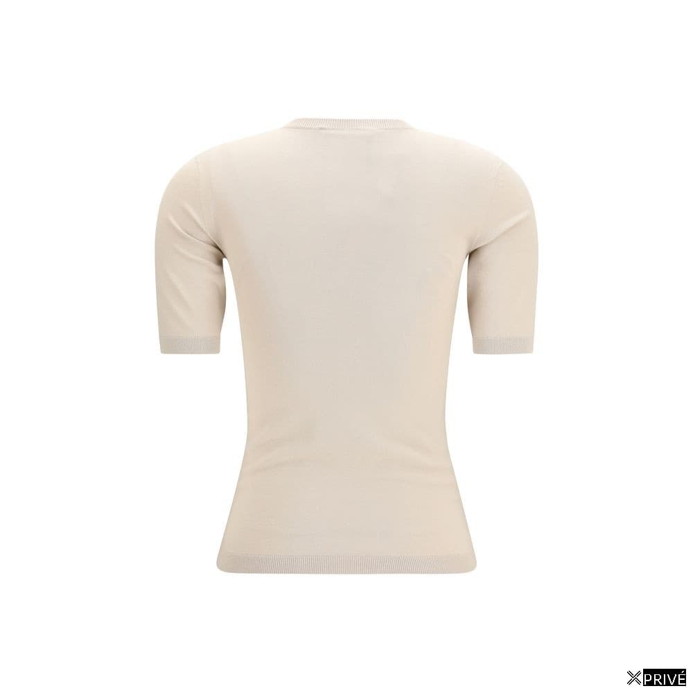 Top beige en Viscose — 2