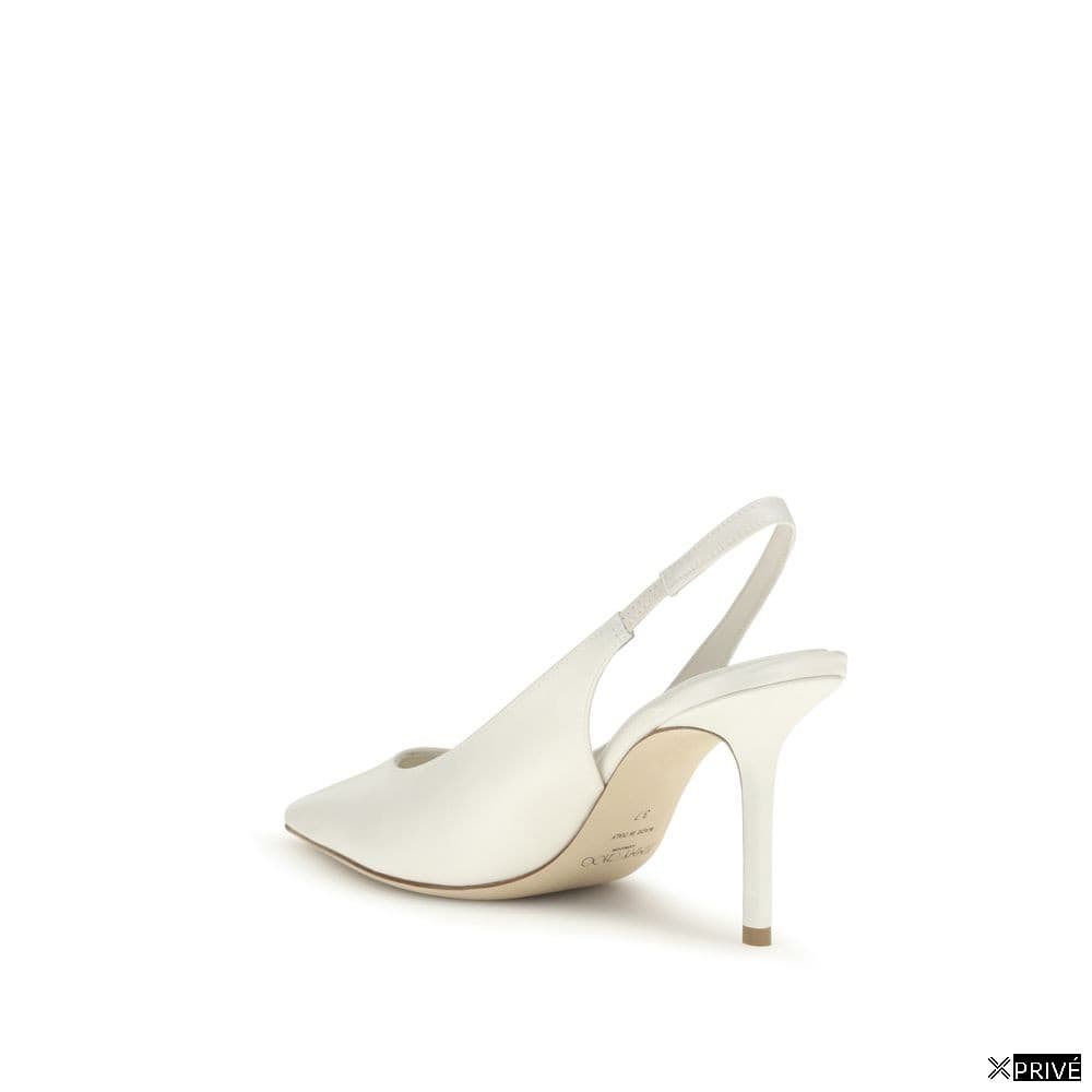 Escarpin blanche en Soie — 3