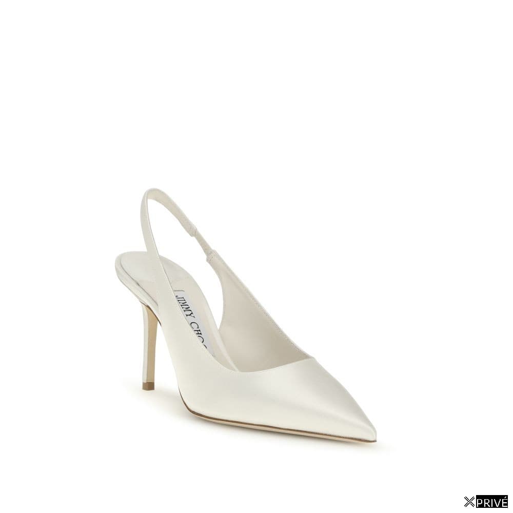 Escarpin blanche en Soie — 2