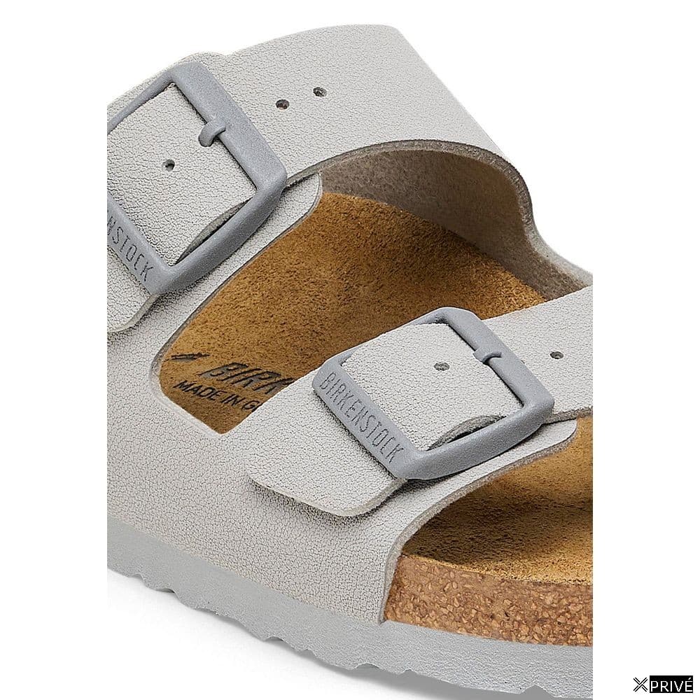 Gray Viscose Flat Sandals — 5