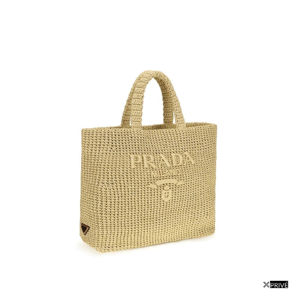 Sac bandoulière beige en Raffia — 2