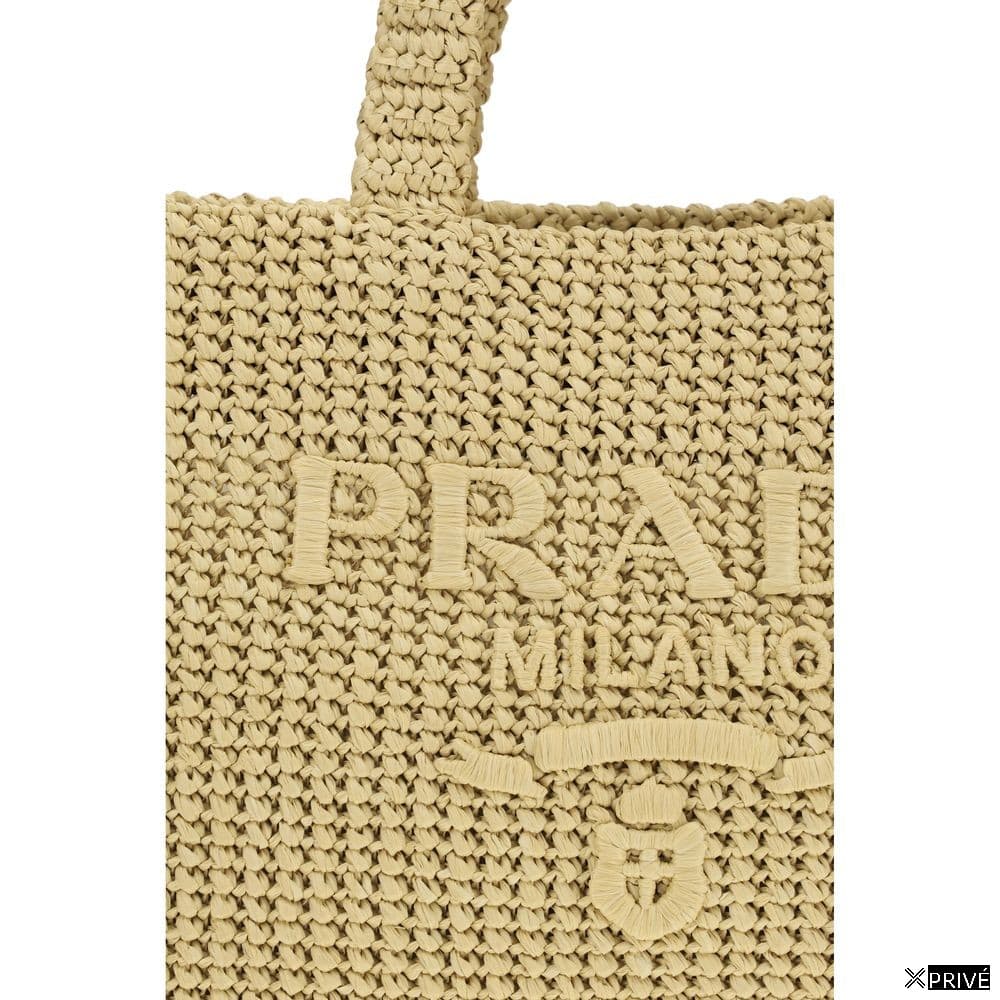 Sac bandoulière beige en Raffia — 4