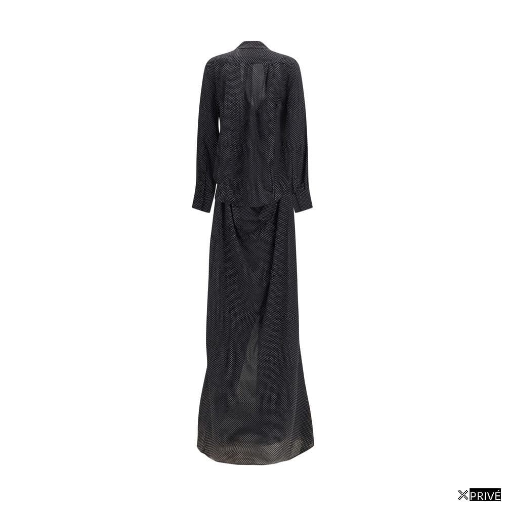 Robe noire en Soie — 2