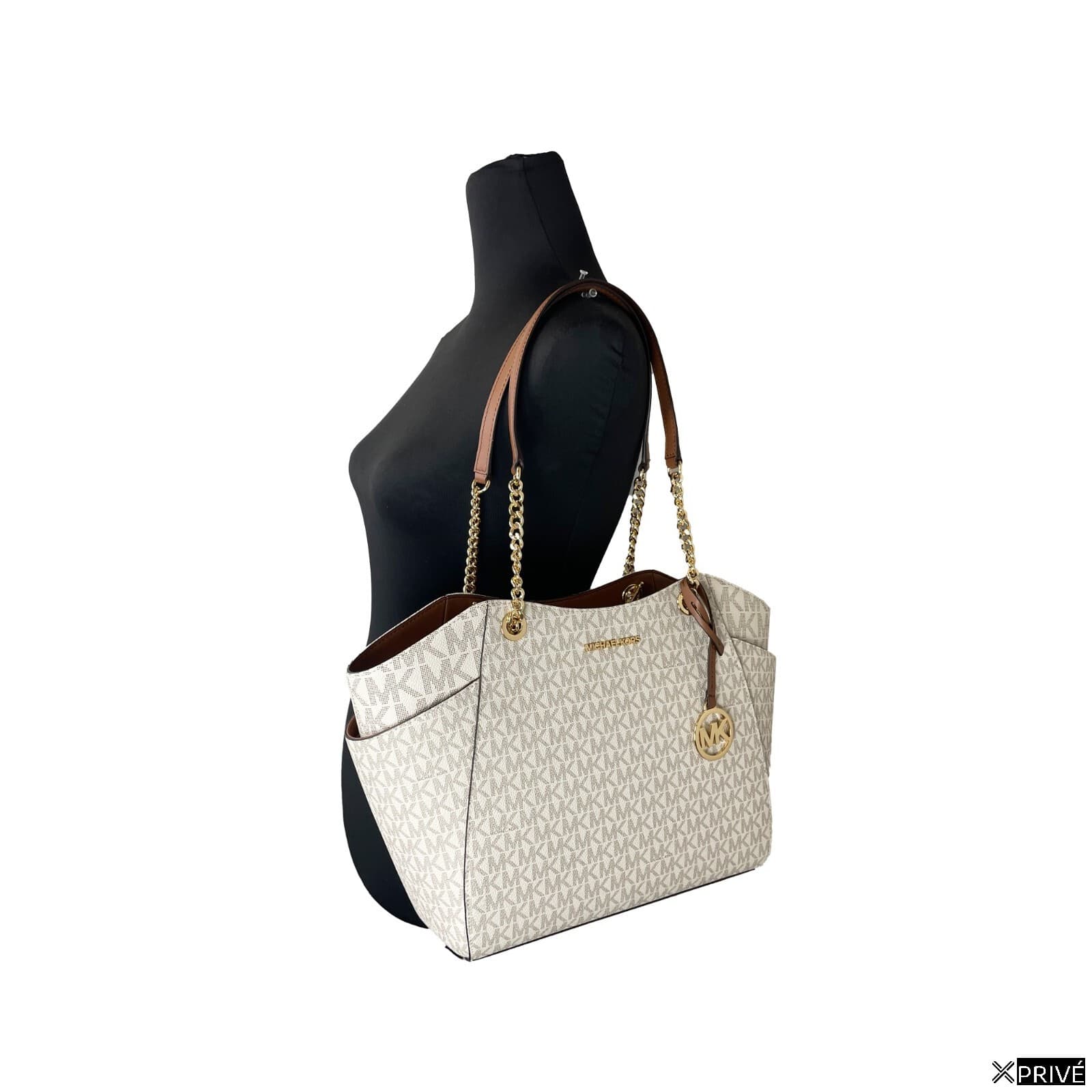 Sac cabas doré en Cuir — 3