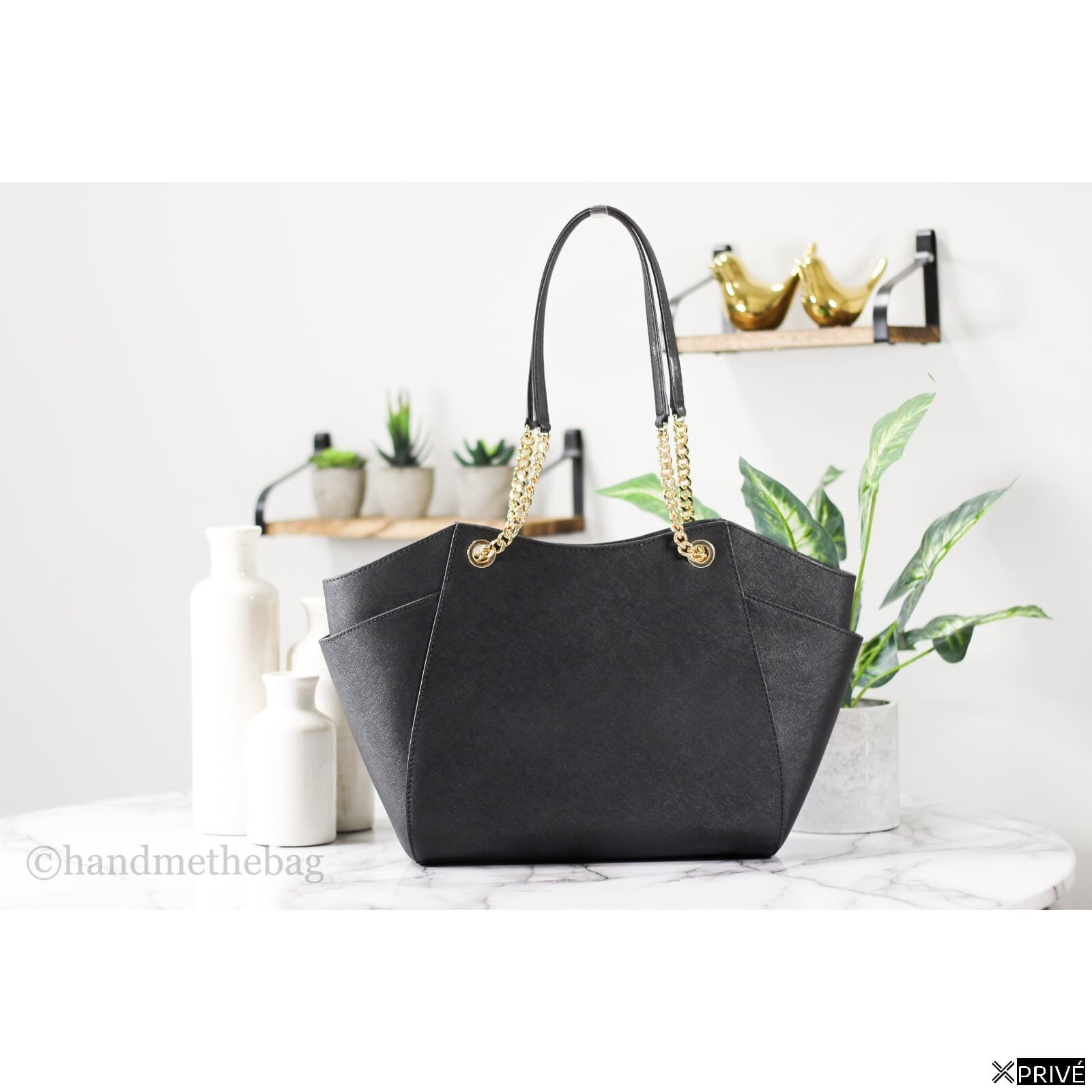 Sac bandoulière doré en Leather — 4