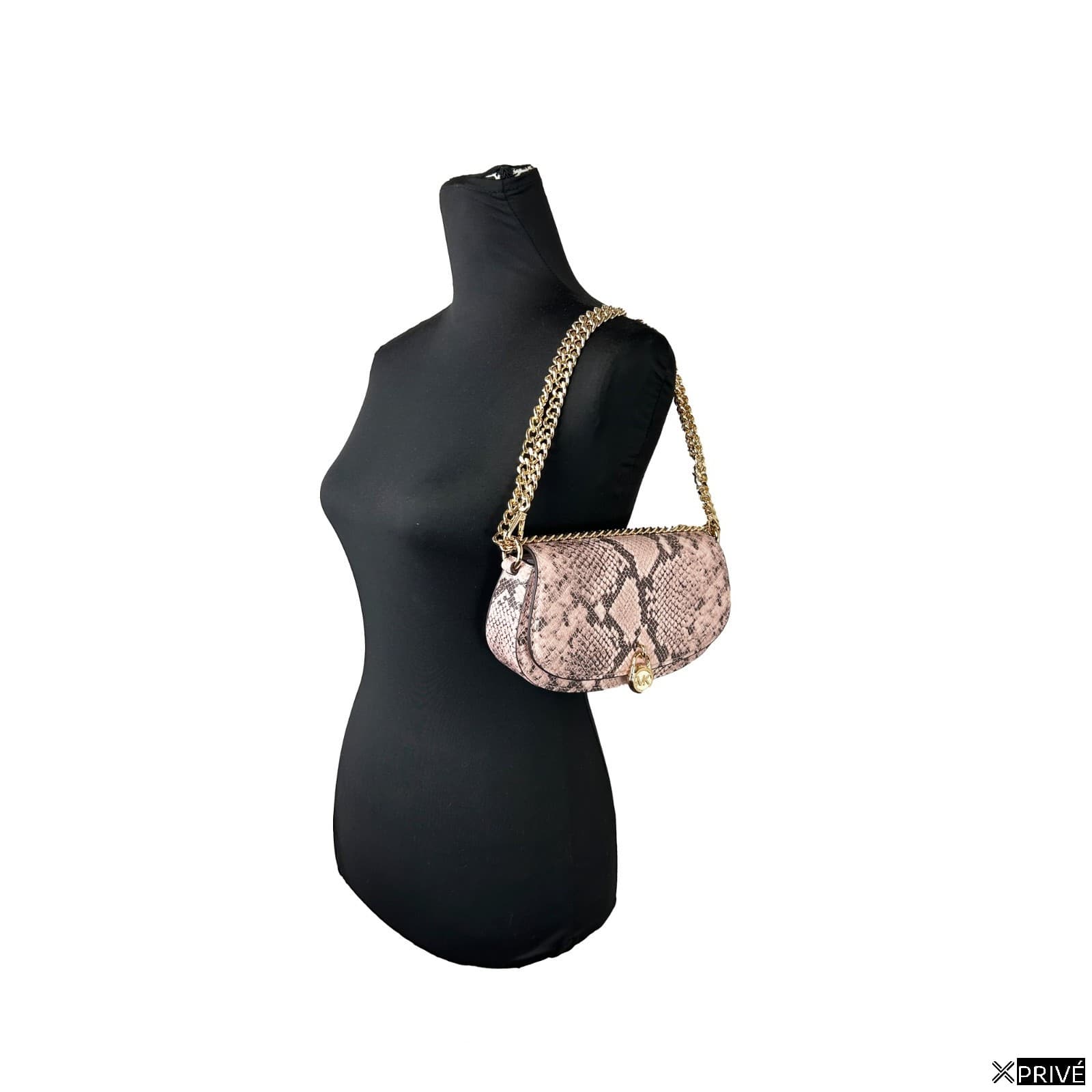 Sac messager doré en Leather — 4