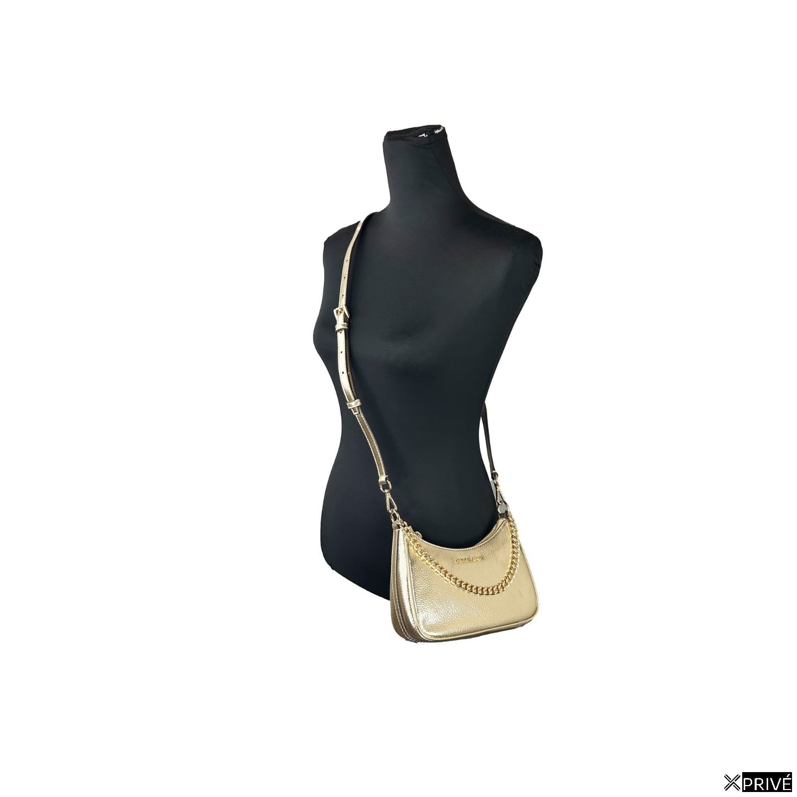 Sac porté croisé doré en Cuir — 4