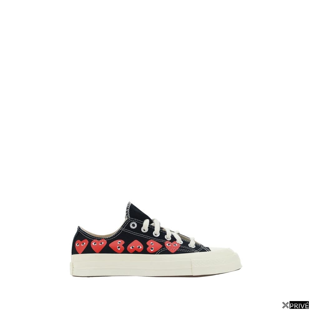 Chaussures de sport noires en Toile