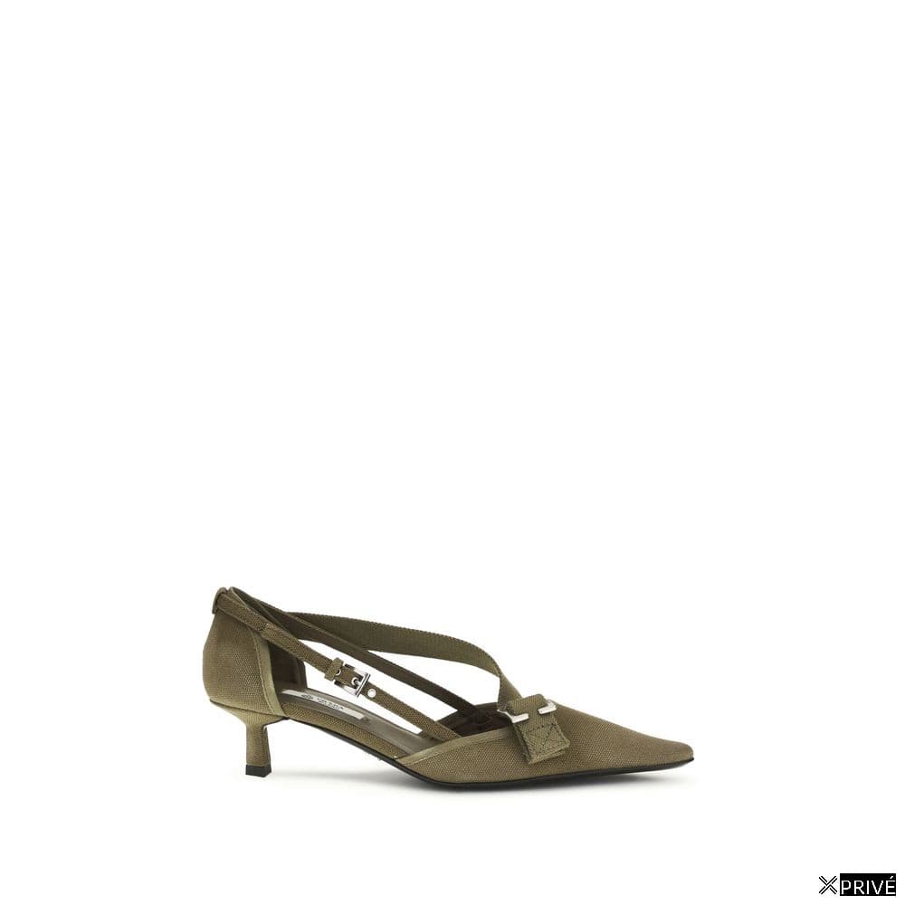 Escarpin multicolore en Coton — 1