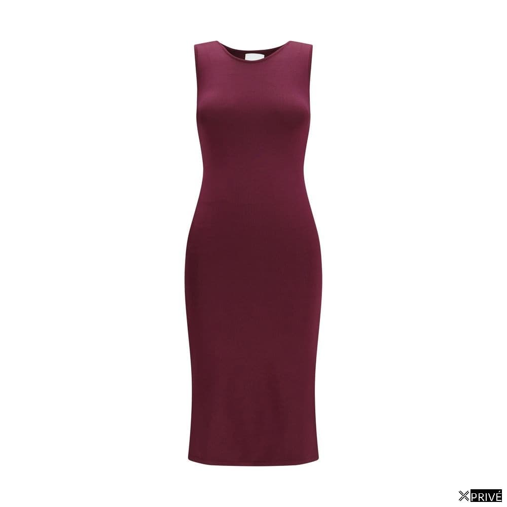 Robe violette en Soie — 1