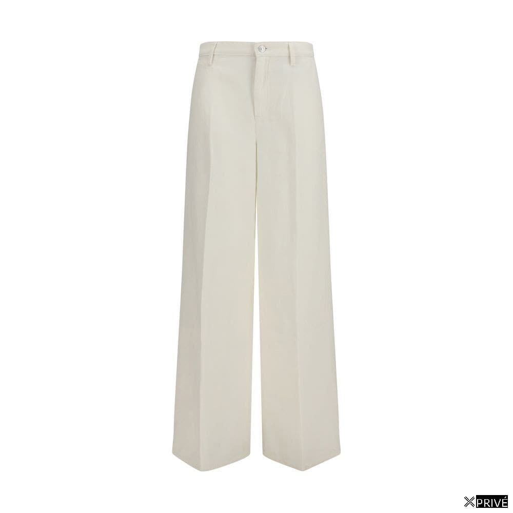 Jeans blanc en Coton — 1