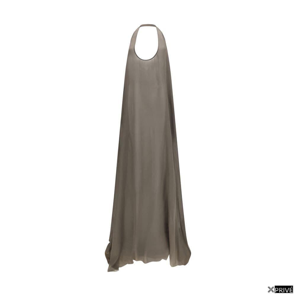 Robe grise en Soie — 1