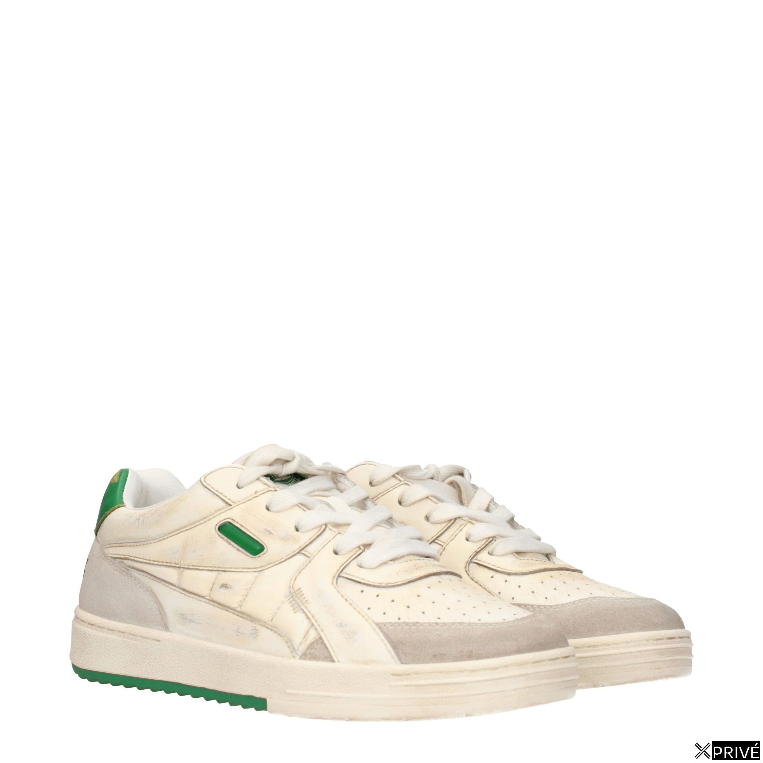 Chaussures de sport beiges en Cuir — 2