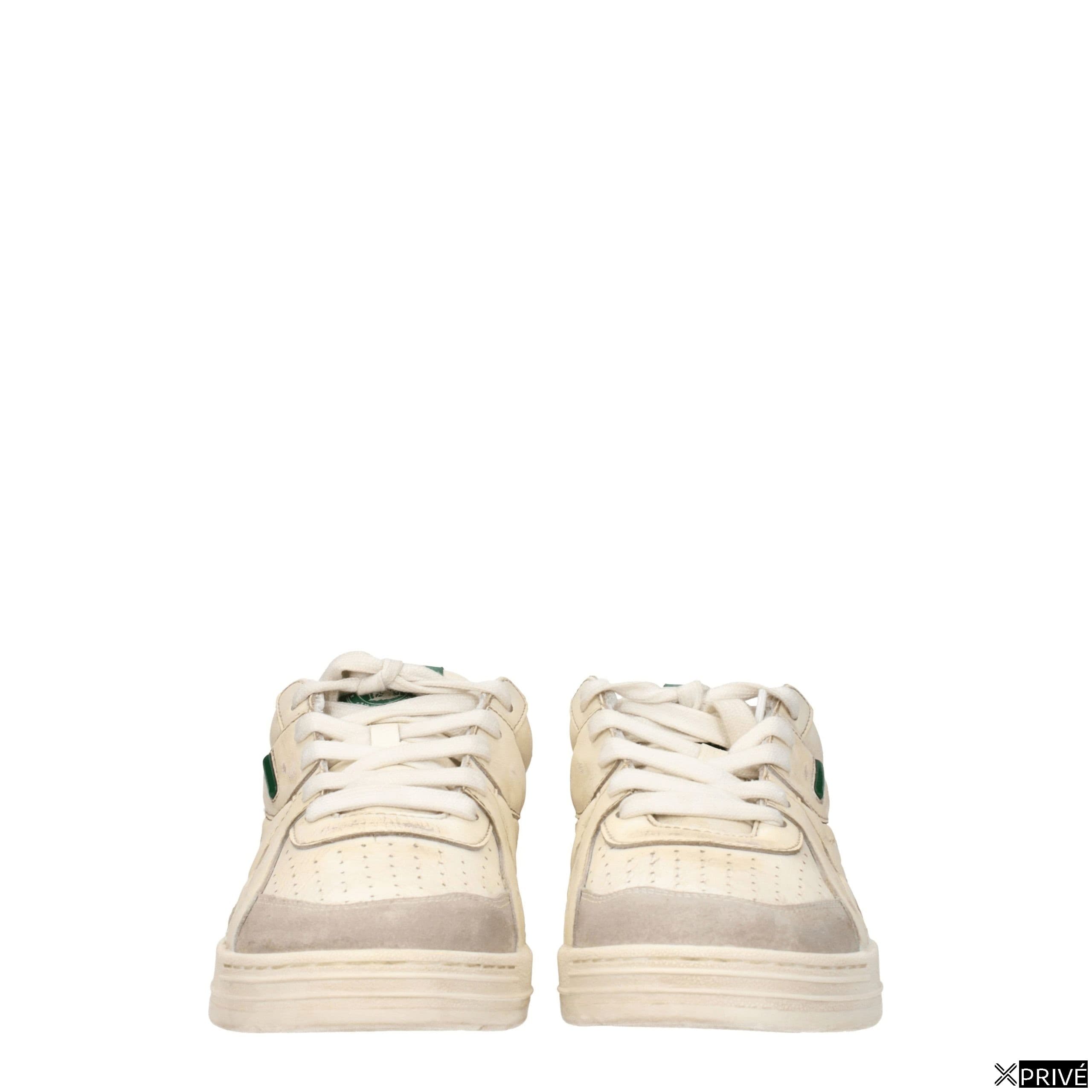 Chaussures de sport beiges en Cuir — 3