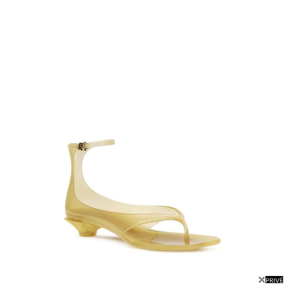 Sandales beiges en Polyurethane — 2