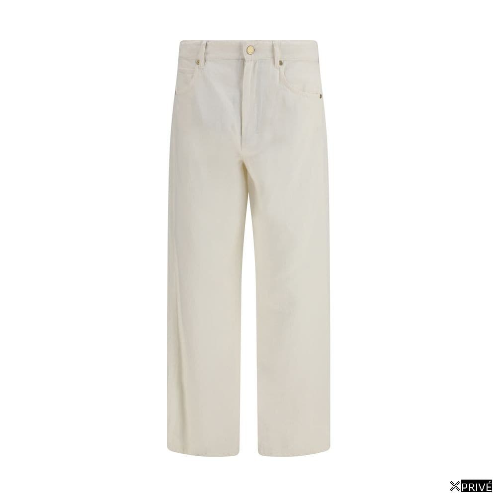 Jeans beige en Cotton — 1