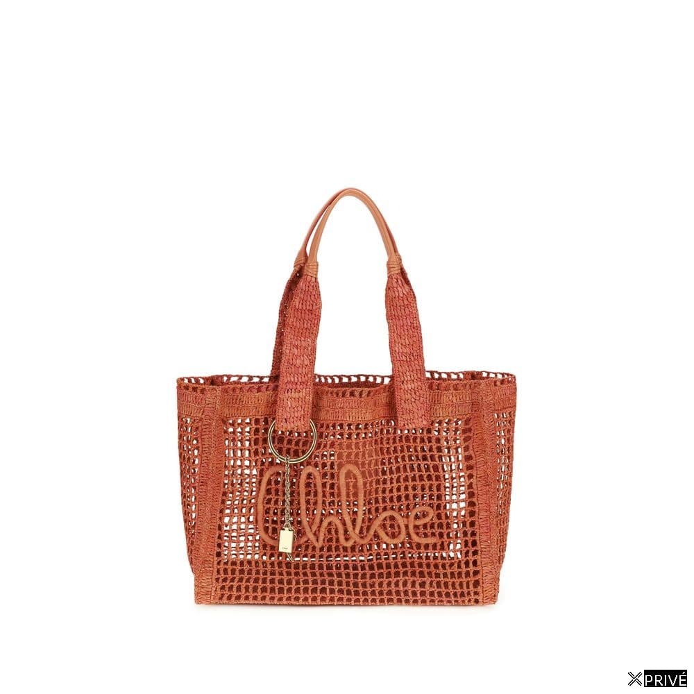 Sac bandoulière multicolore en Raphia — 1
