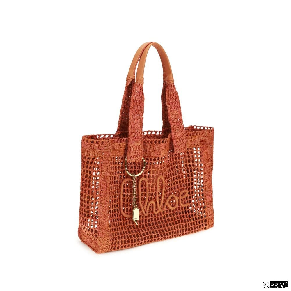 Sac bandoulière multicolore en Raphia — 2