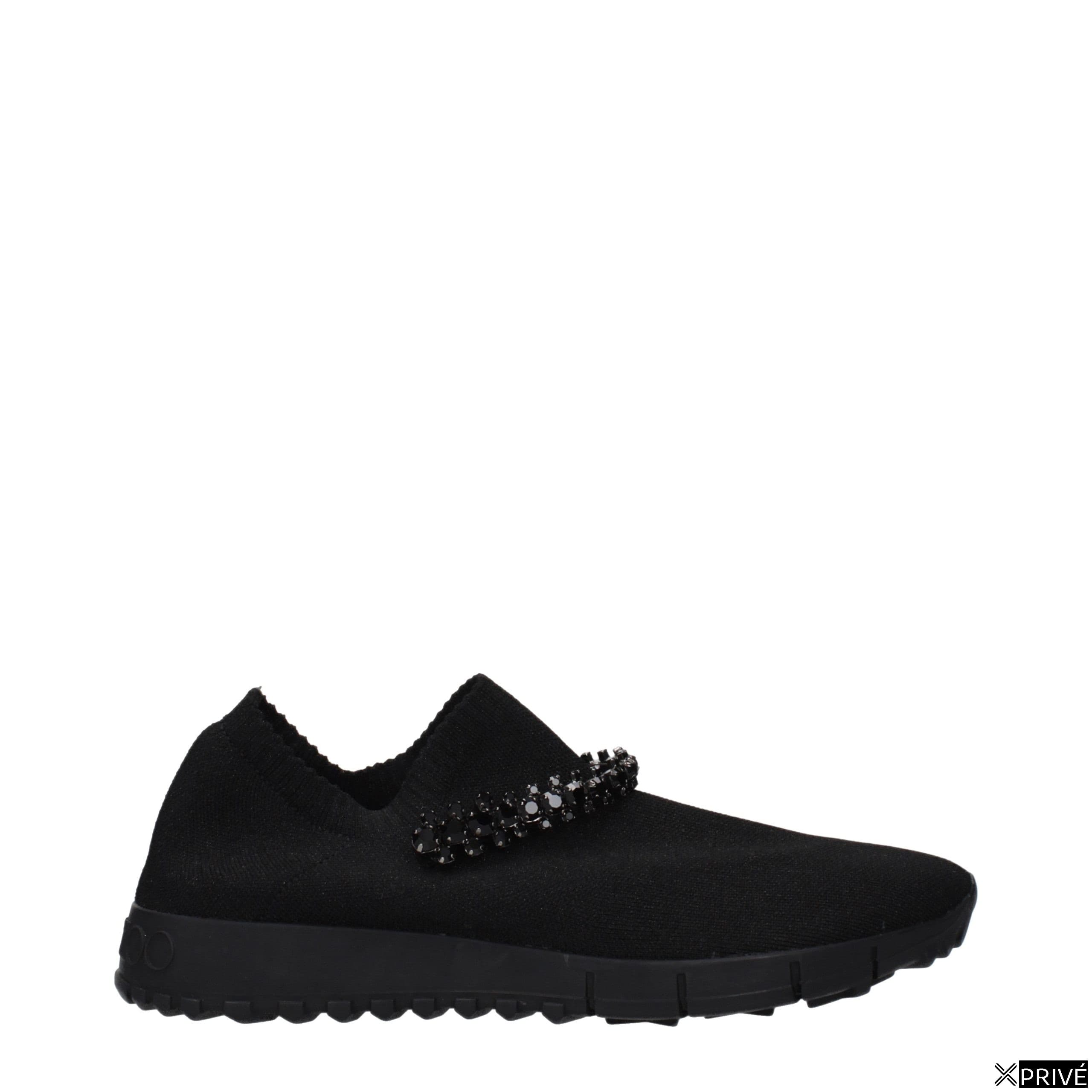 Mocassin noir en Tissu — 1