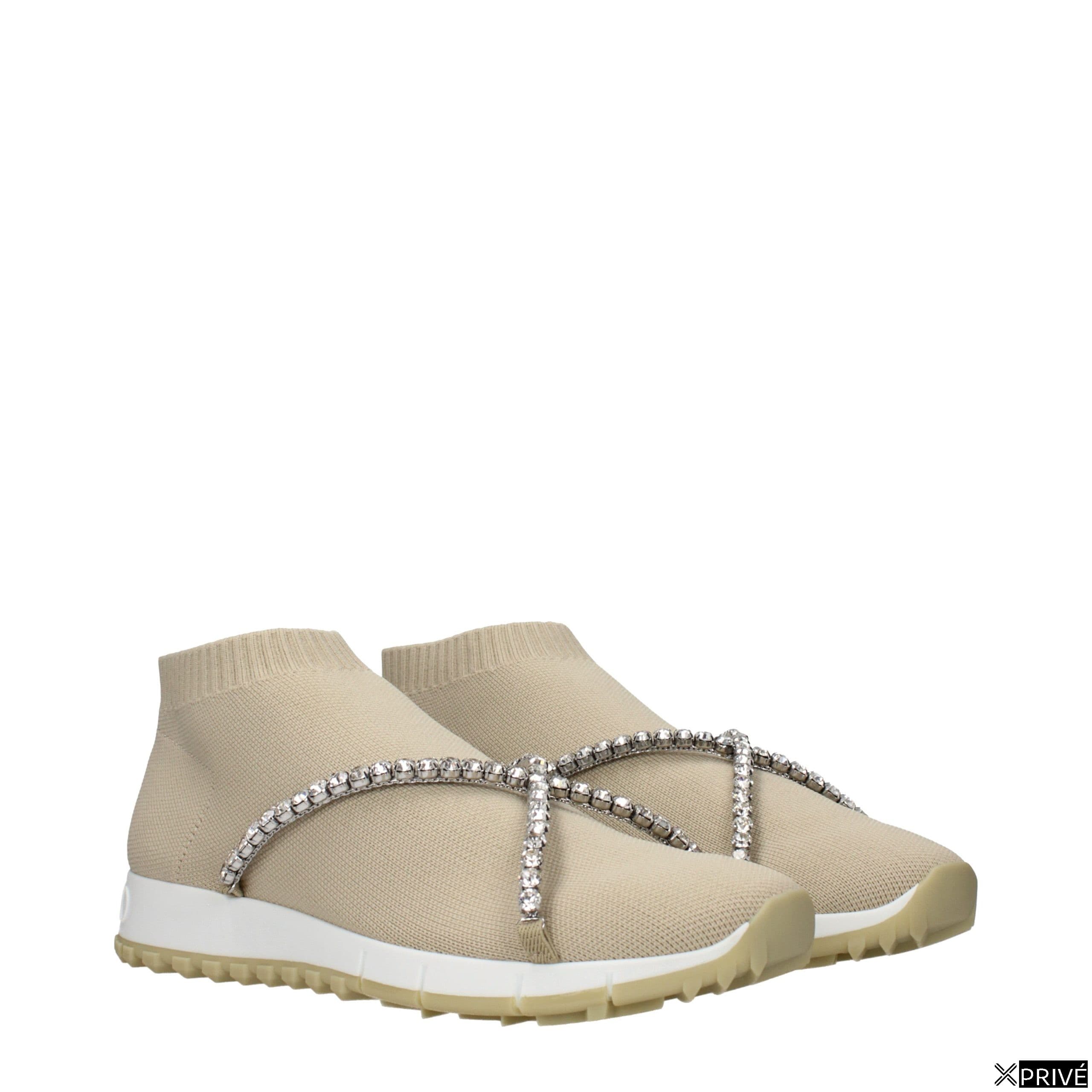 Mocassin beige en Tissu — 2