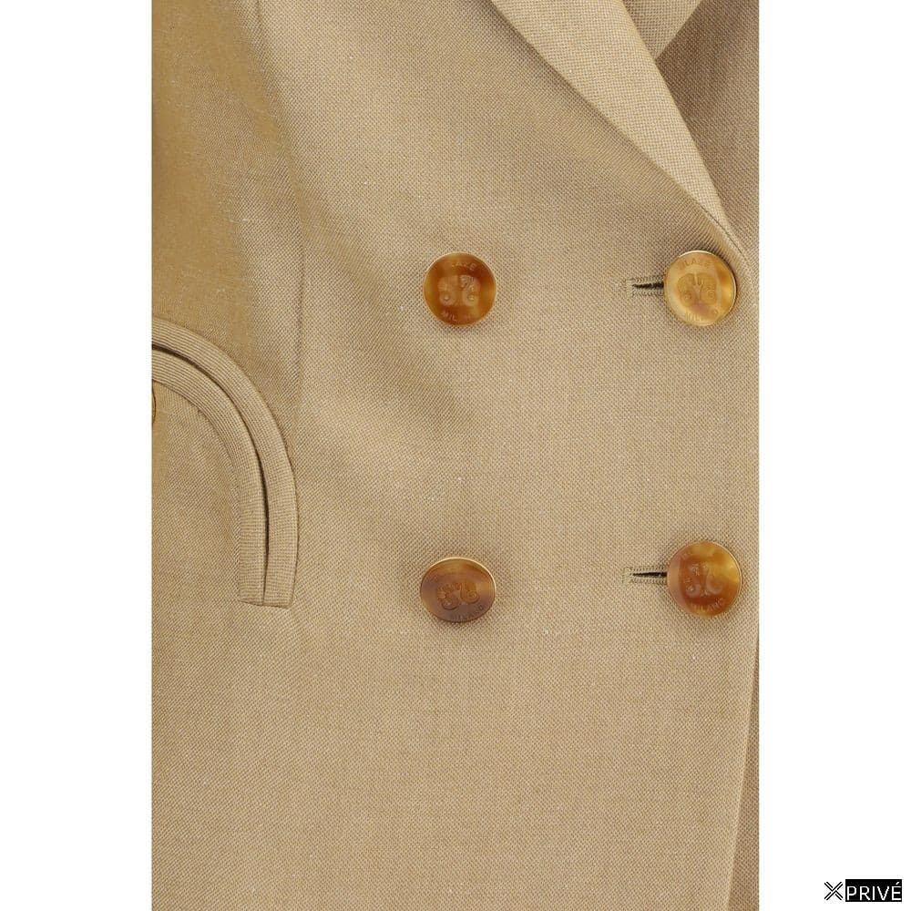 Costume et blazer beige en Lin — 3