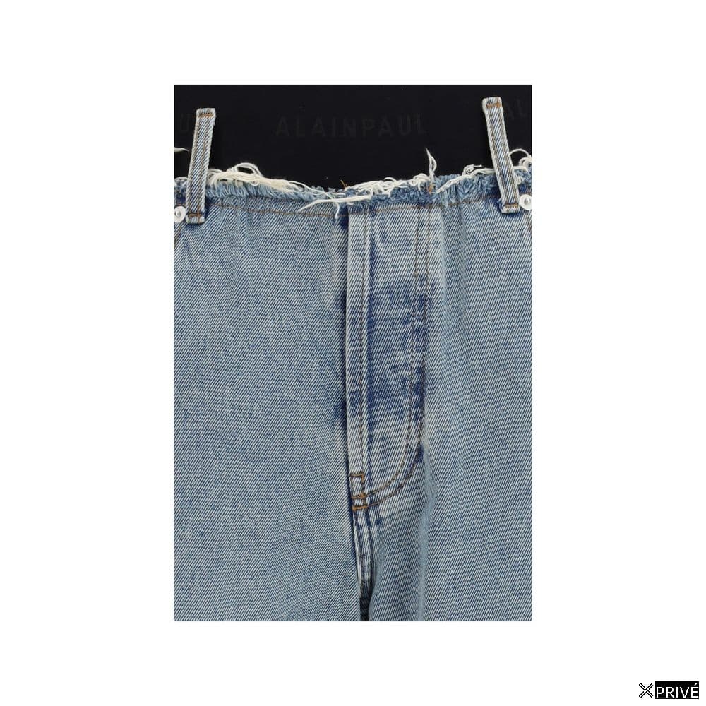 Jeans bleu en Coton — 3