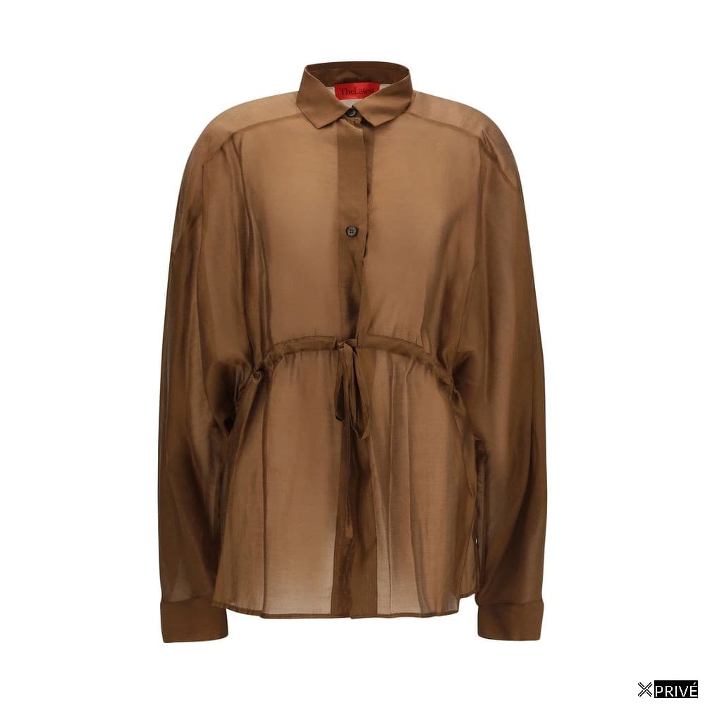 Chemise brune en Lyocell — 1