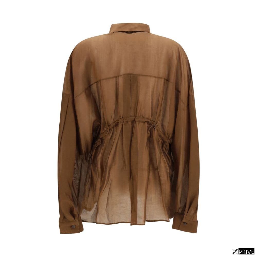 Chemise brune en Lyocell — 2