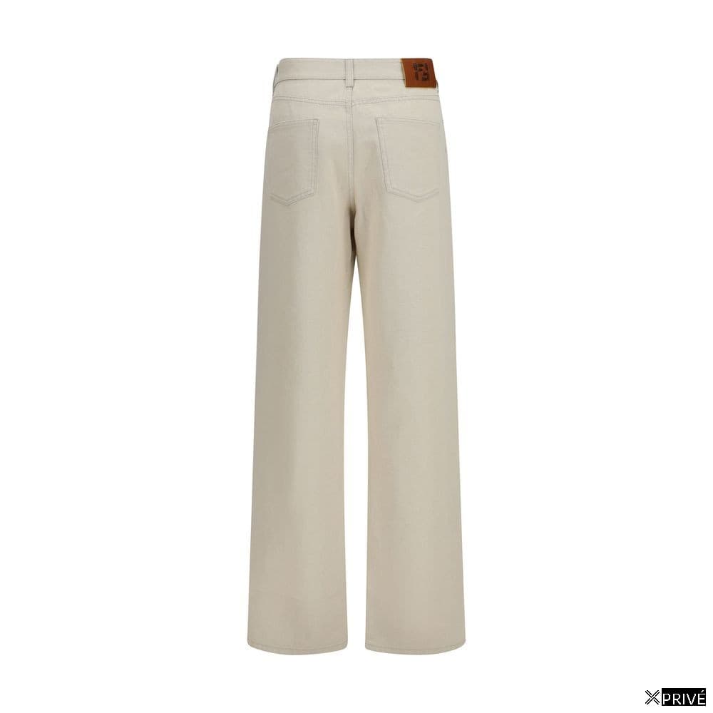 Jeans beige en Cotton — 2