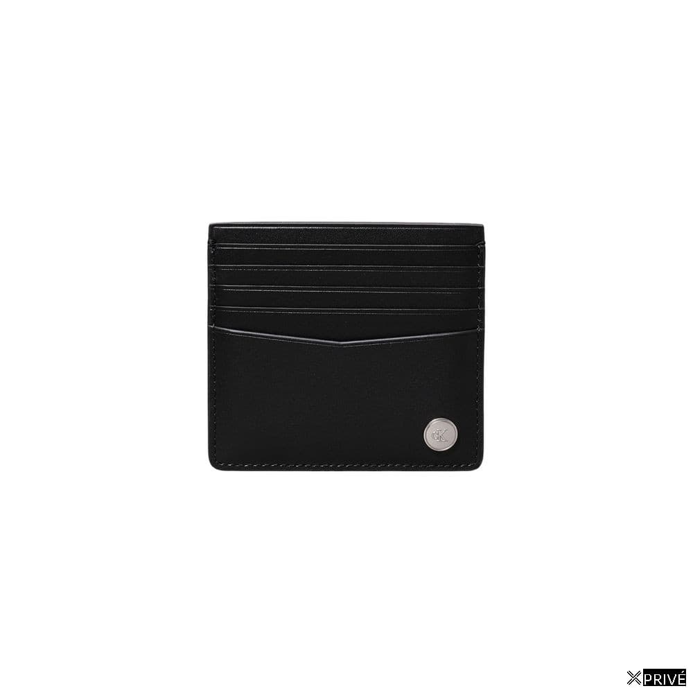 Portefeuille noir en Cuir — 1