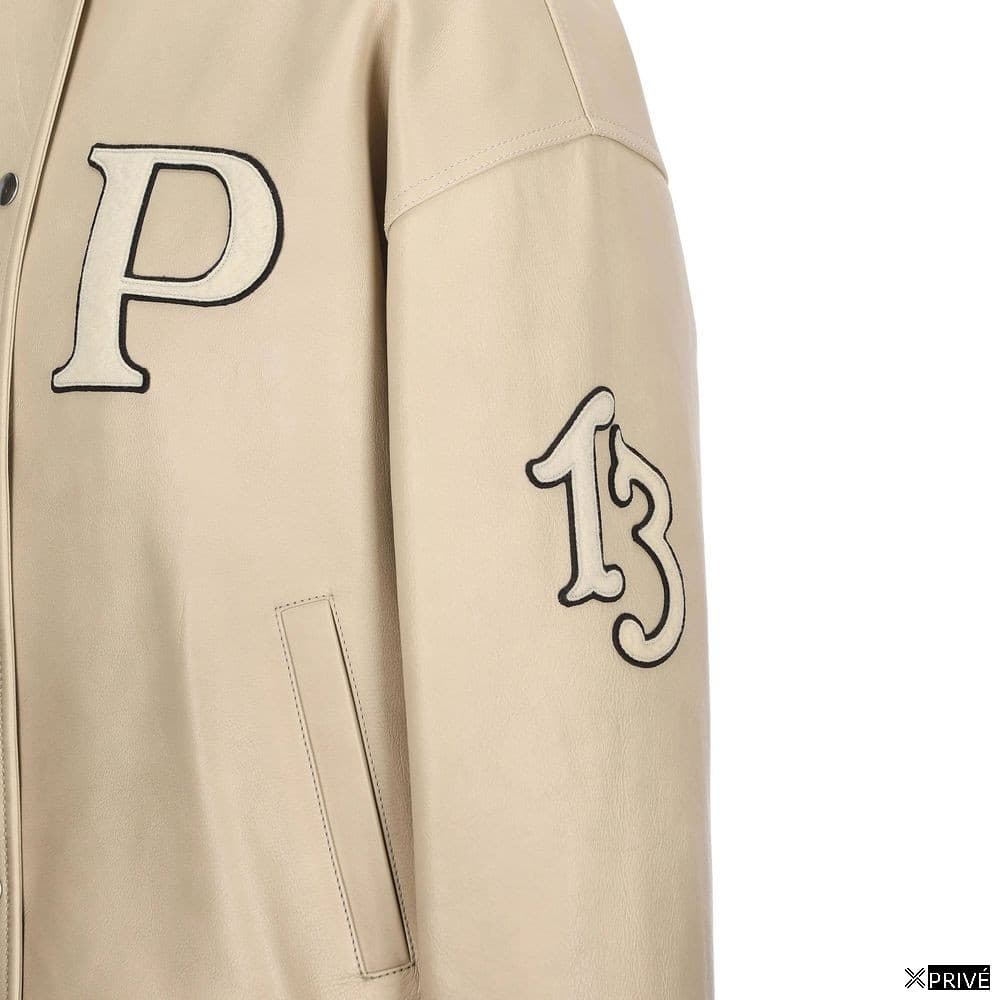 Veste beige en Calfskin — 3
