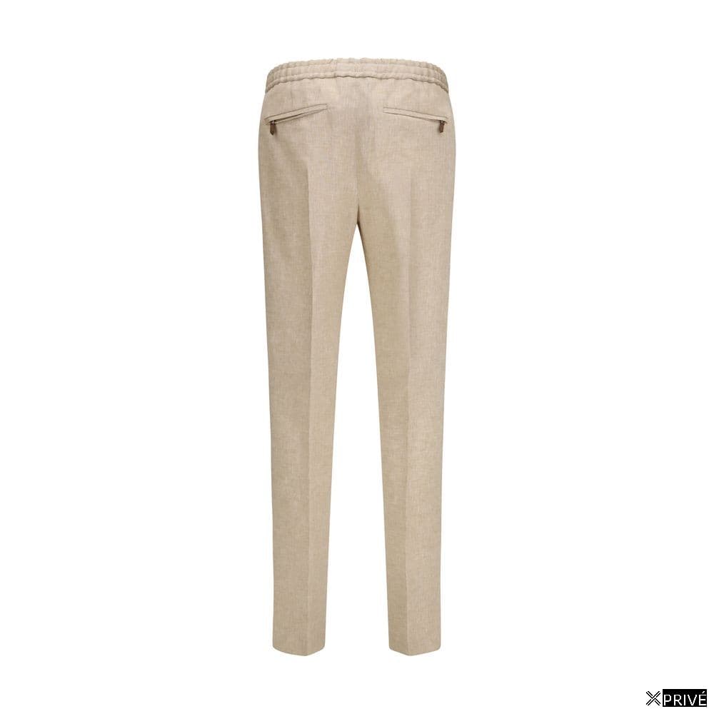 Jeans beige en Linen — 2