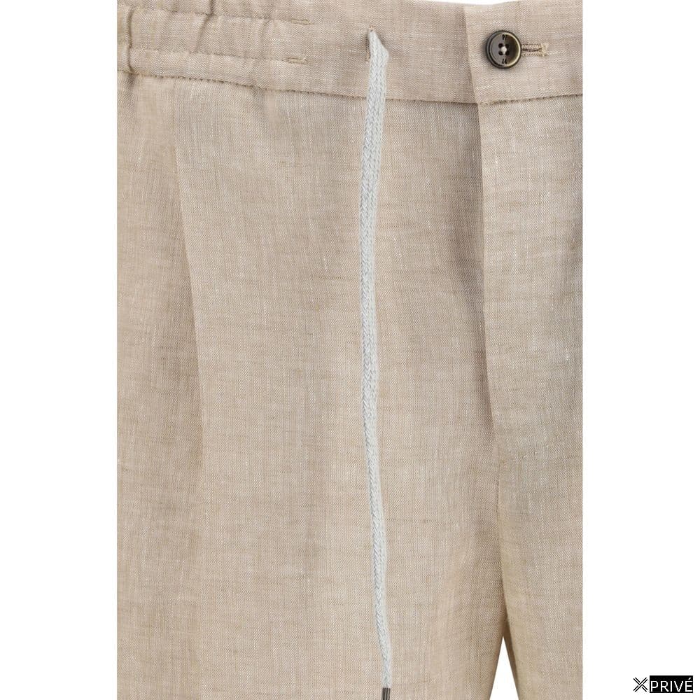 Jeans beige en Linen — 3