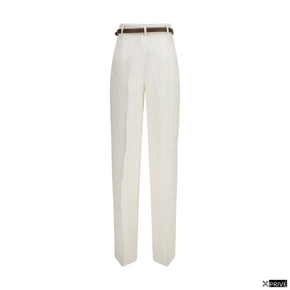 Jeans beige en Linen — 2