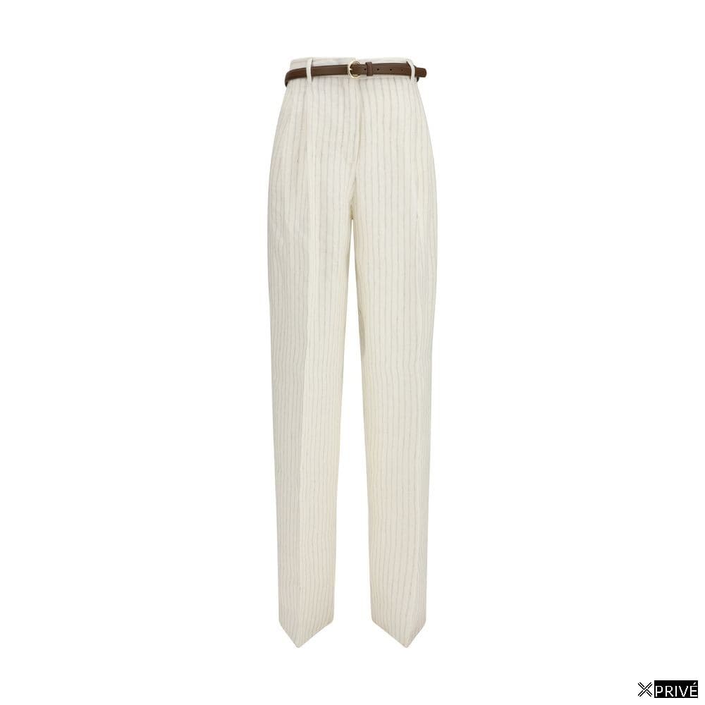 Jeans beige en Linen — 1