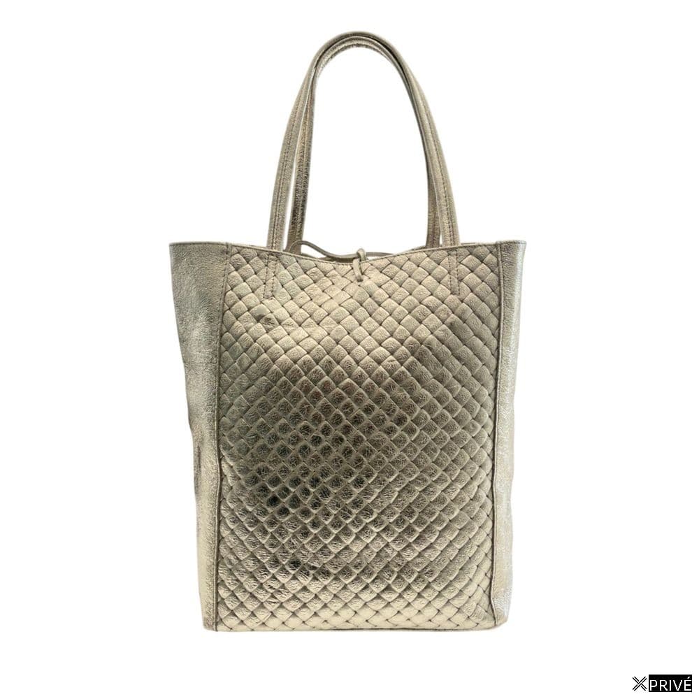 Gray Cowhide Clutch Bag — 3