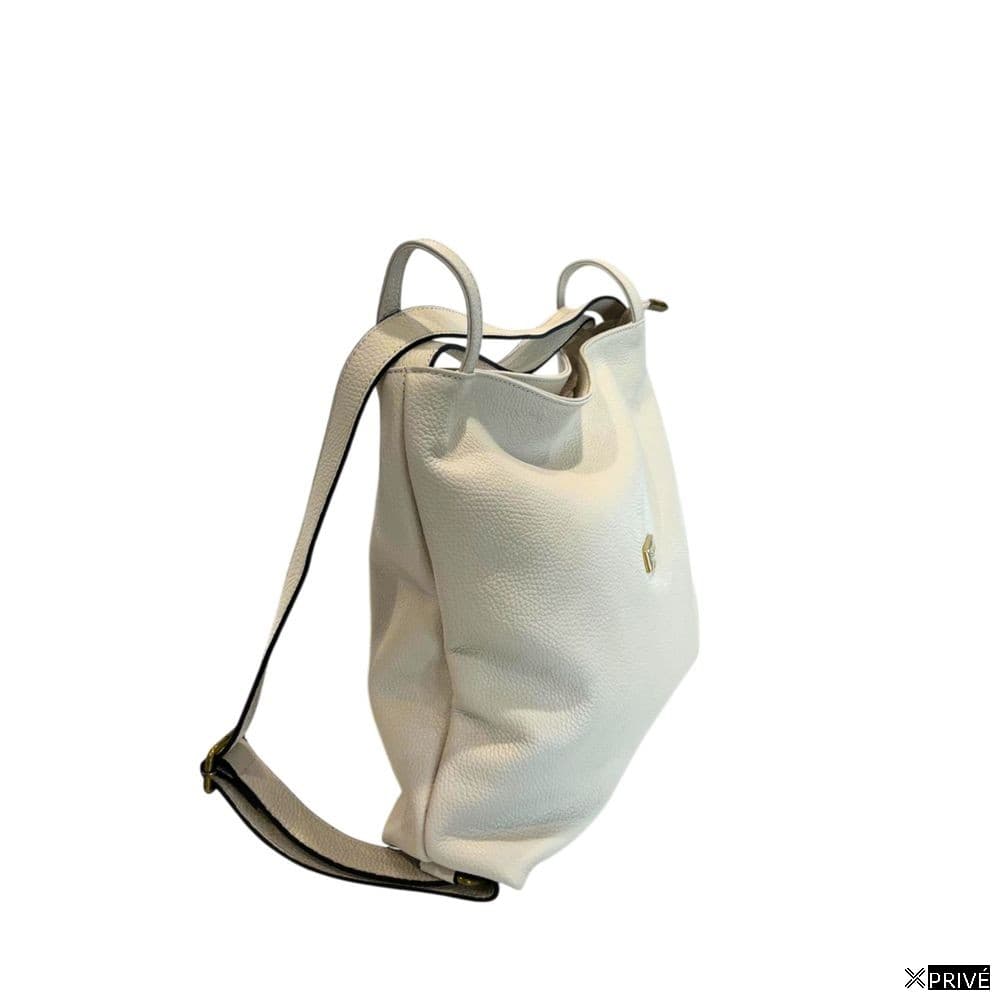 Sac à dos beige en Cowhide — 2