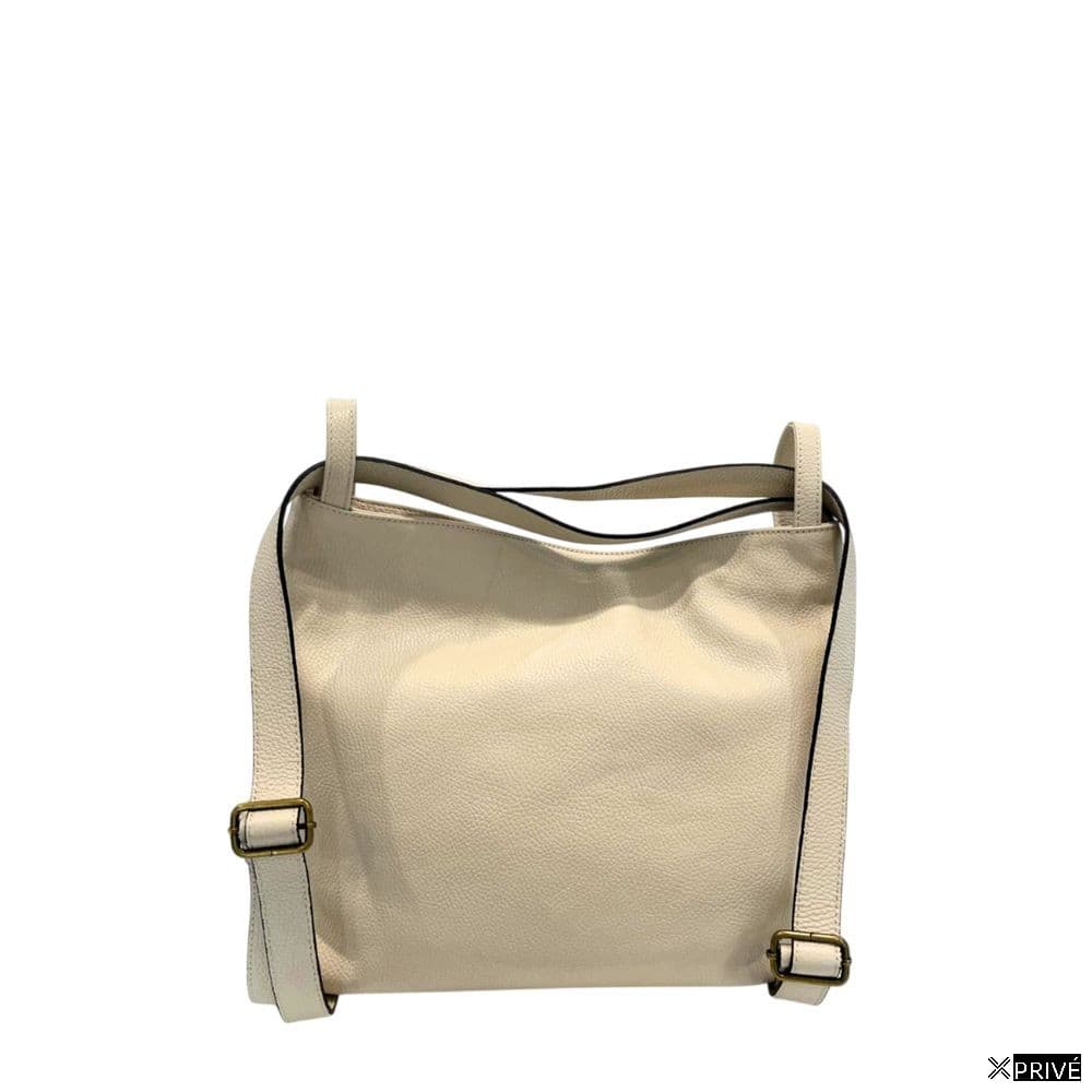 Sac à dos beige en Cowhide — 3