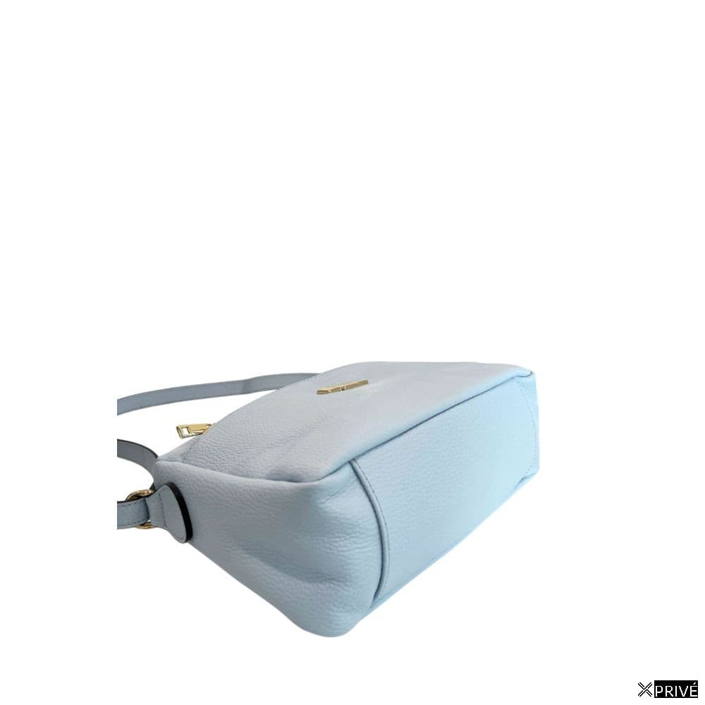Blue Cowhide Crossbody Bag — 4