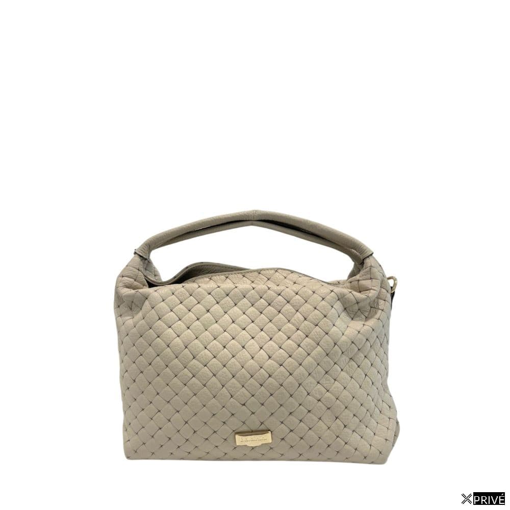 Sac bandoulière beige en Cowhide — 1