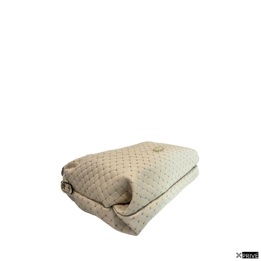 Sac bandoulière beige en Cowhide — 4