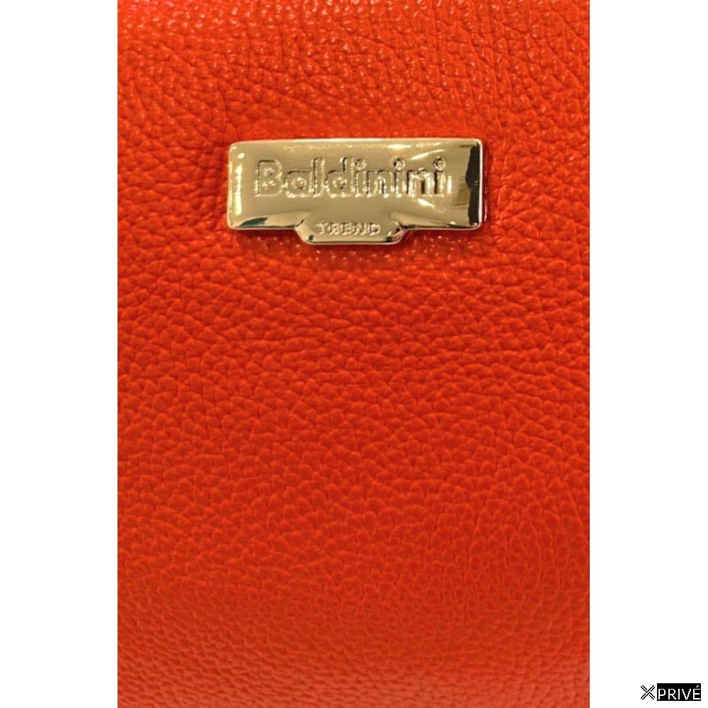 Sac bandoulière orange en Cowhide — 5