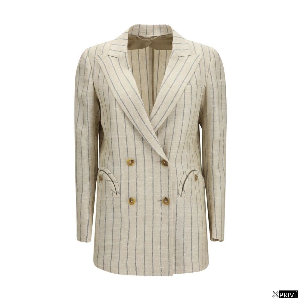 Costume et blazer beige en Lin — 1