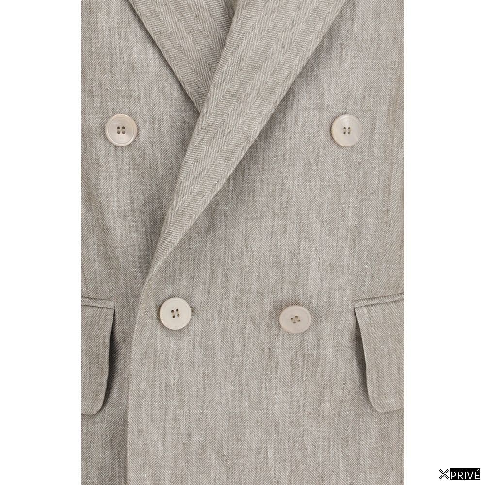 Veste beige en Linen — 3