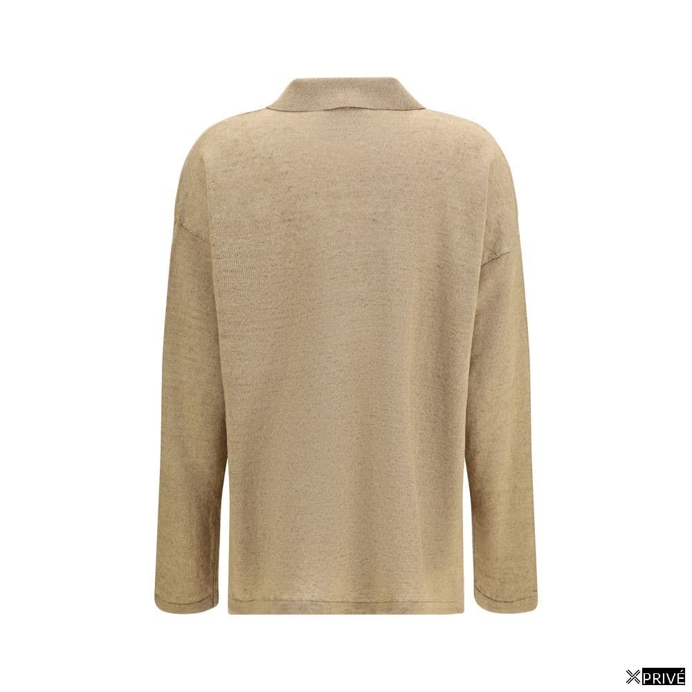 Pull beige en Linen — 2