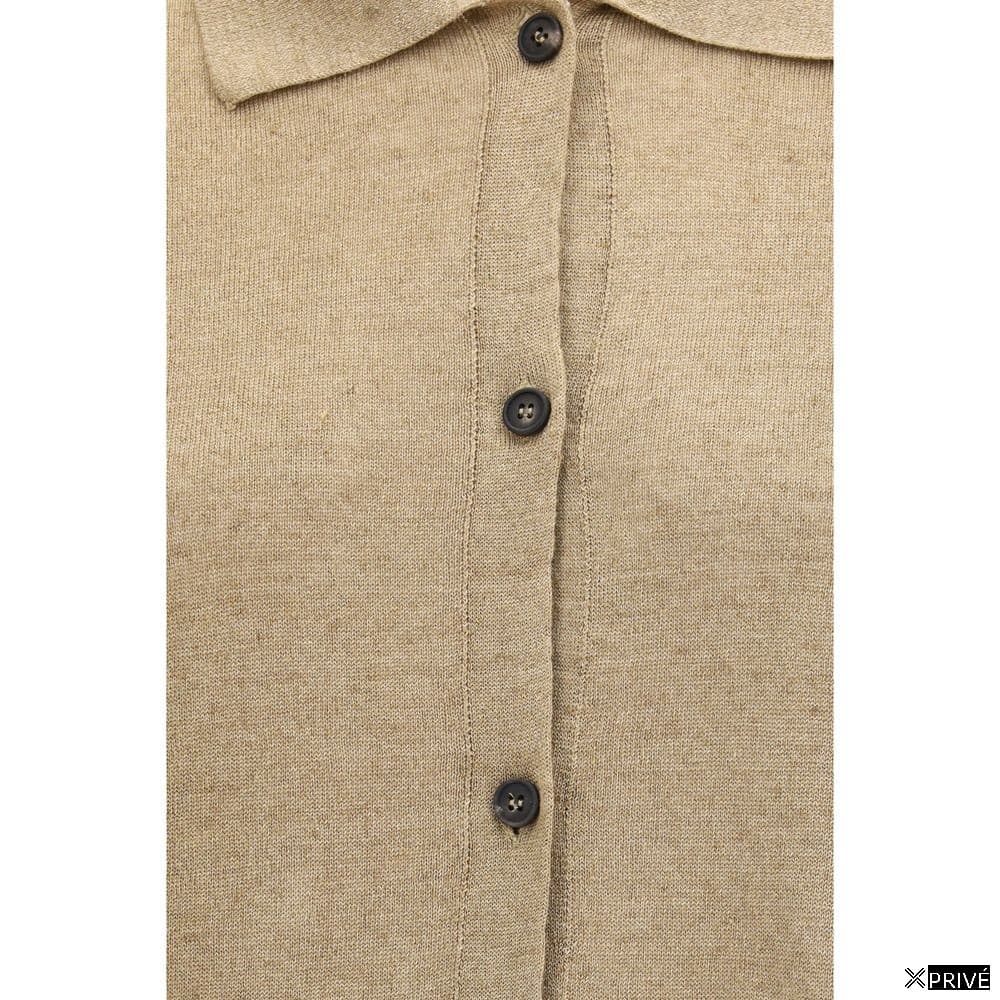 Pull beige en Linen — 3