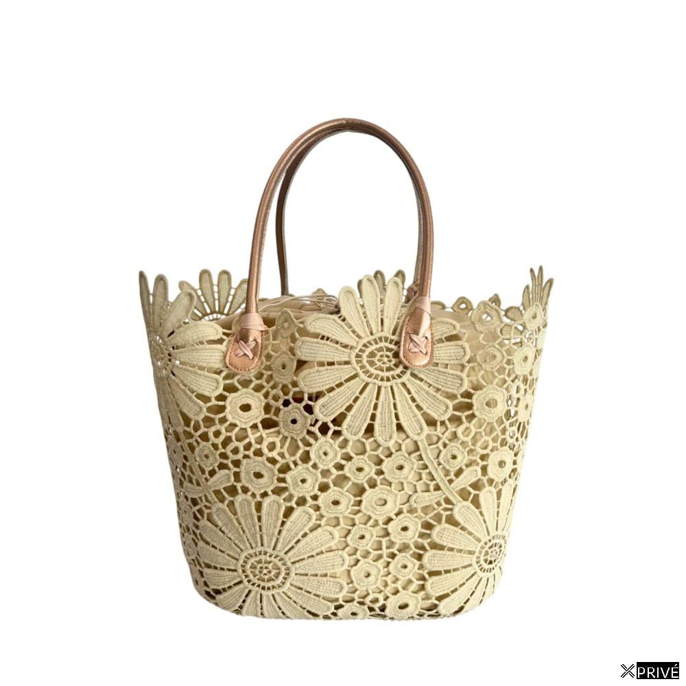 Sac bandoulière beige en Polyethylene — 3