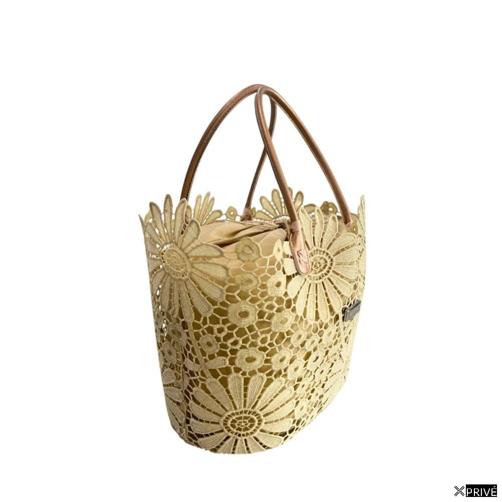 Sac bandoulière beige en Polyethylene — 2