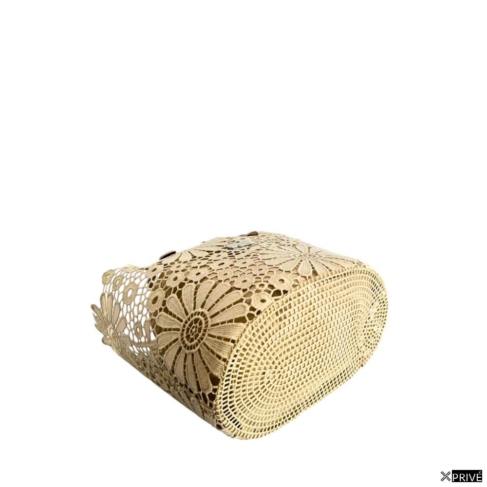 Sac bandoulière beige en Polyethylene — 4