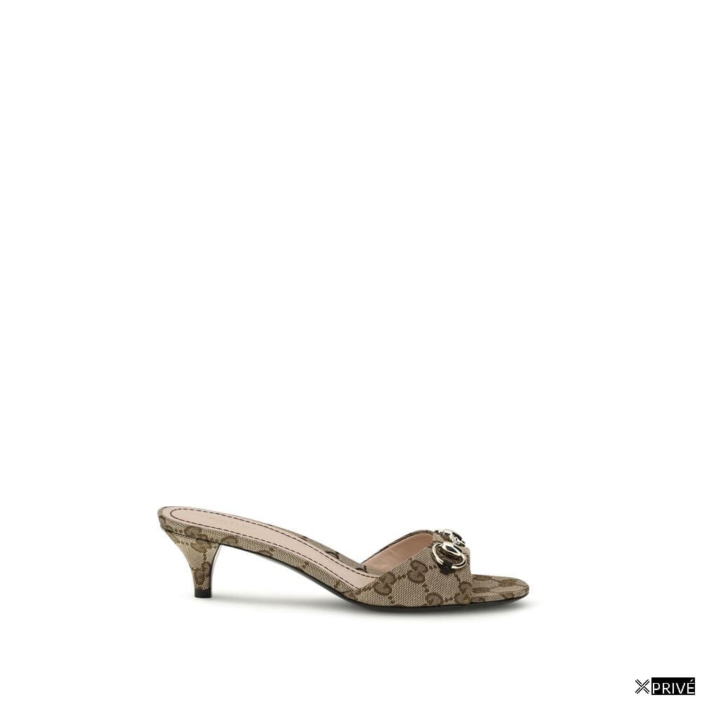 Sandales beiges en Fabric — 1